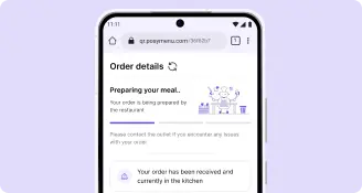 Wait for and track your order